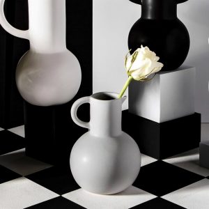 Grey Ceramic Jug Vase